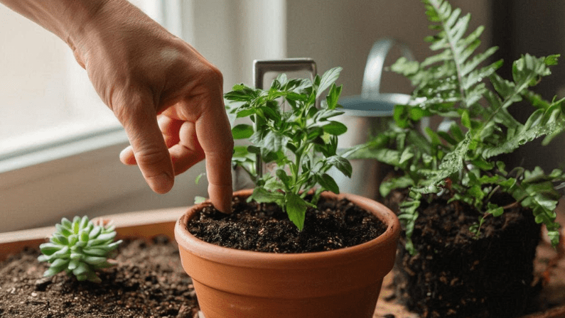 Como ahorrar agua al regar las plantas 2