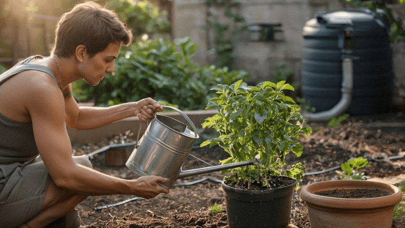 Como ahorrar agua al regar las plantas