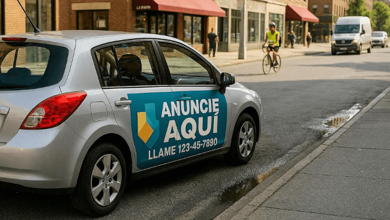 Publicidad en tu coche