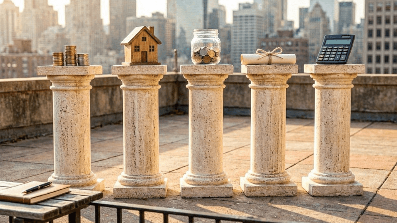 Los 5 pilares de la seguridad financiera