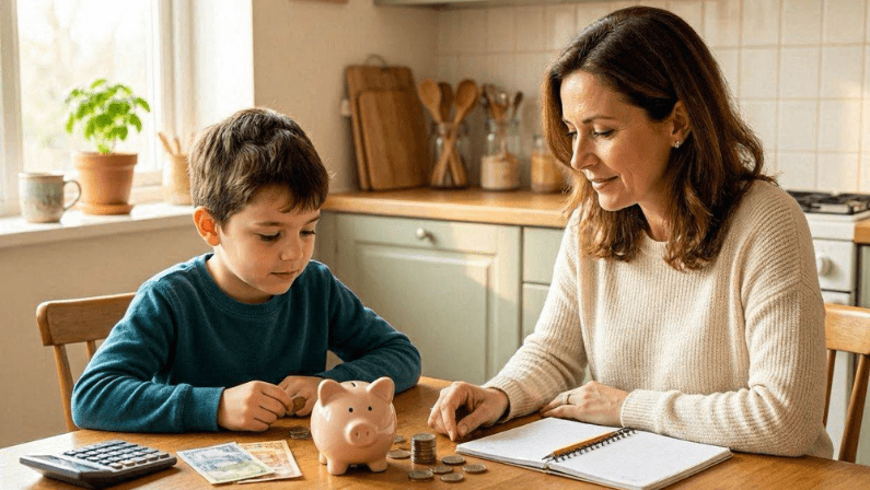 Educación financiera para niños: Guía práctica para padres