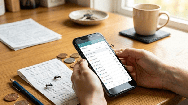 Cómo identificar tus gastos hormiga con apps de control de gastos